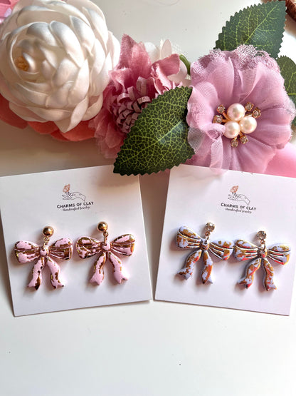 Embossed bows